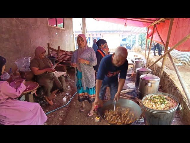 Suasana Hajatan Di Kampung‼️Dencuex Ikut Jajap Pernikahan