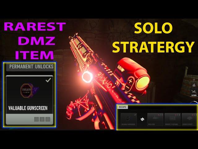 SOLO GUIDE | DMZ KOSCHEI COMPLEX BUY STATION GUIDE TO UNLOCK THE VALUABLE GUNSCREEN, DMZ RAREST ITEM