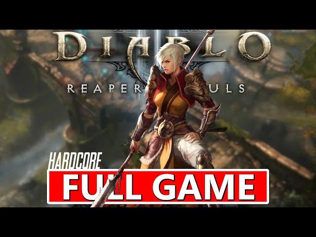 Diablo 3 Reaper of Souls - Hardcore Monk - Full Game Walkthrough (No Commentary, PS4 Pro)