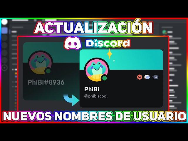 Actualización Discord Nombres De Usuario