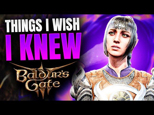 Baldur's Gate 3 - 10 Things I Wish I Knew Sooner (Tips and Tricks 2023)