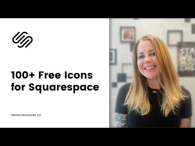 How To Use Google Icons in Squarespace // 100+ Free Icons for Squarespace - Any Version!