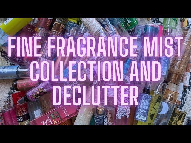 HUGE BATH AND BODY WORKS FINE FRAGRANCE MIST COLLECTION AND DECLUTTER! HUNDREDS OF FRAGRANCES!