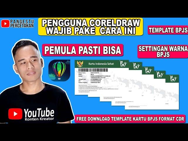 Tutorial CorelDraw Cara Cetak Kartu BPJS Biar Hasilnya Bagus || Pangestu Percetakan