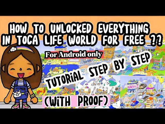 HOW TO UNLOCKED EVERYTHING IN TOCA LIFE WORLD FOR FREE?/Toca Boca /Toca Boca World/Toca Secret Code