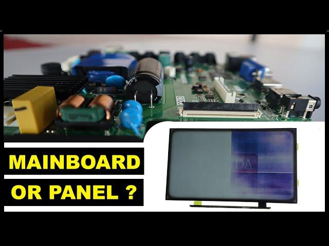 Panel Problem or Mainboard(with built-in T-Con)?