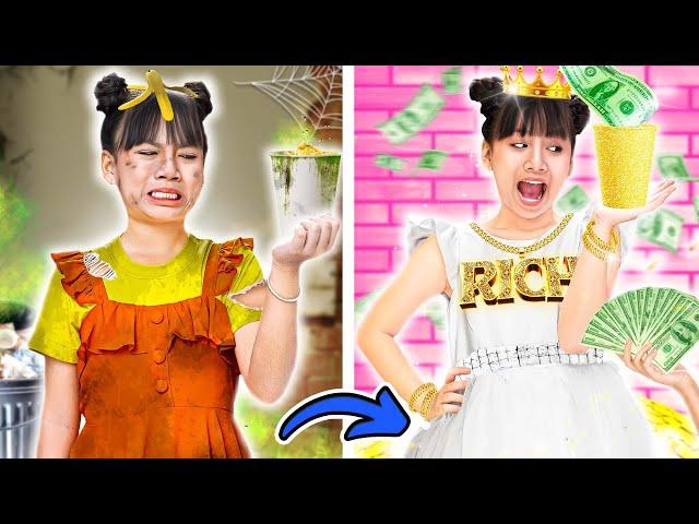 From Broke Kid To Rich Kid! Poor Baby Doll In A Billionaire Family | Baby Doll And Mike