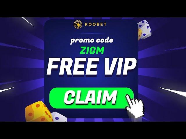 ROOBET PROMOCODE  WITH FREE VIP AND MAX REWARDS 