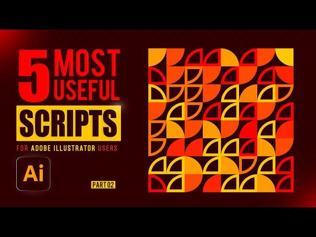 5 Most Useful Scripts for Illustrator Users! | Free Scripts | Illustrator scripts Part 02