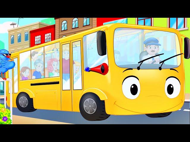 The Wheels on The Bus Song - Preschool Learning Song for Children!