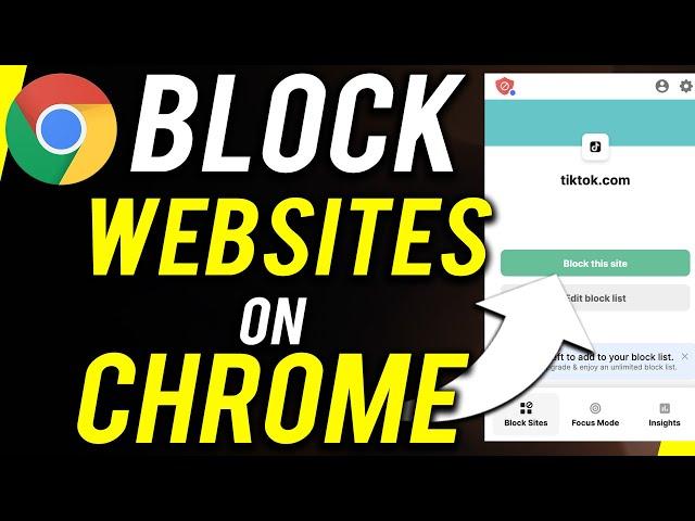 How to Block Websites on Google Chrome