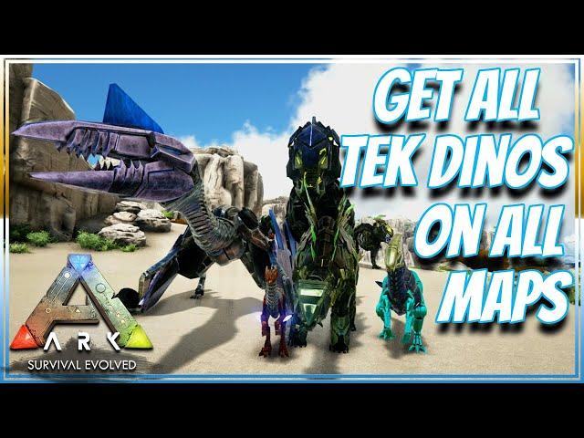 Ark Xbox & PS4 Get All Tek Dinos On All Maps