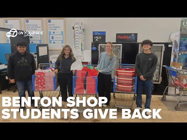 Benton woodshop students use their talents to give back