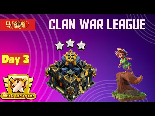 TH17 Day 3 CWL Attacks | Royal Champion Charge with Root Rider Strategy!