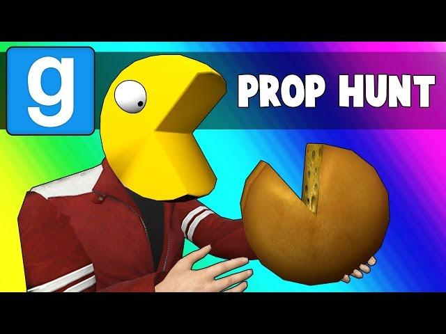 Gmod Prop Hunt Funny Moments - A Pac-Man's Little Bitch (Garry's Mod)