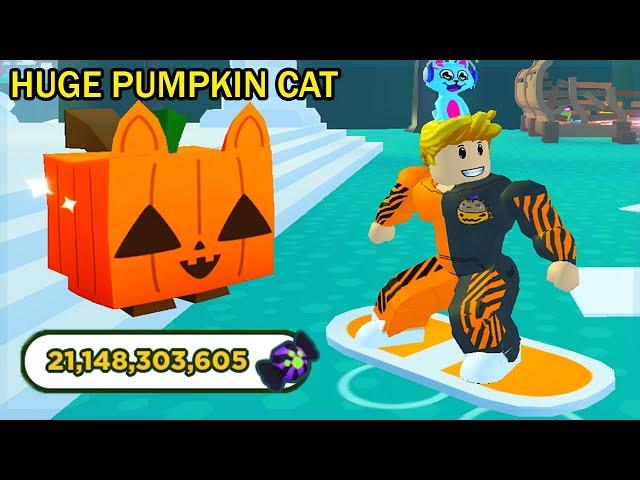 We Finally Found a Huge Pumpkin Cat In Roblox Pet Simulator X