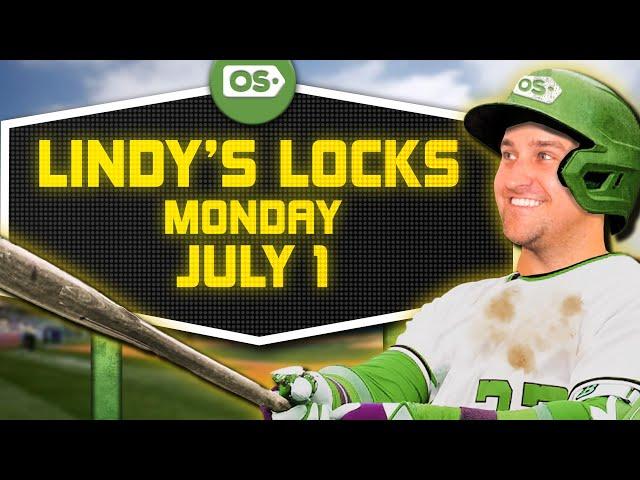 MLB Picks for EVERY Game Monday 7/1 | Best MLB Bets & Predictions | Lindy's Locks