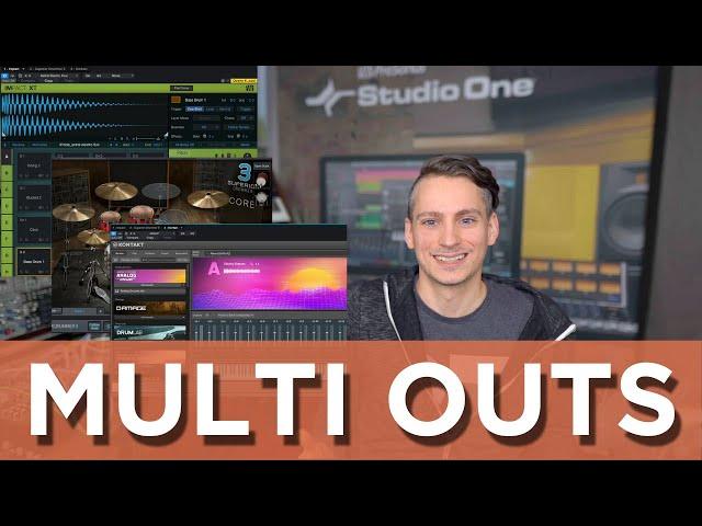 Working with Multi Output Instruments (feat. Superior Drummer 3, Kontakt 6)