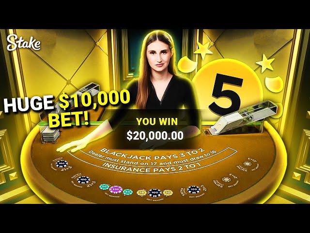 RAGE BETTING $15,000 ON BLACKJACK!