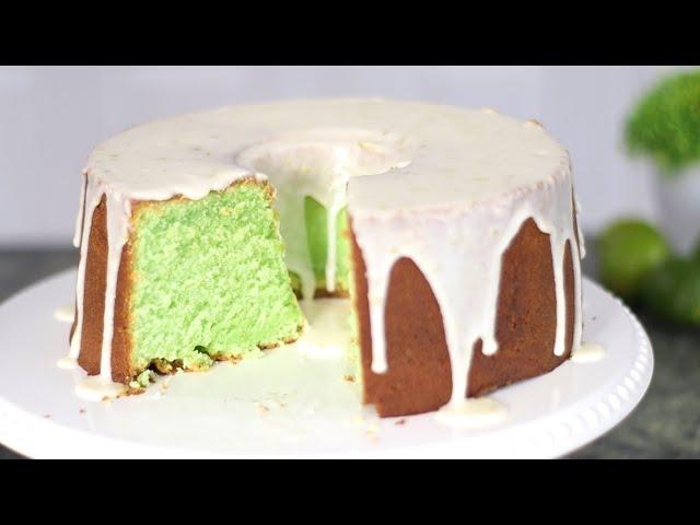 KEY LIME POUND CAKE that melts in your mouth | simple LIME GLAZE