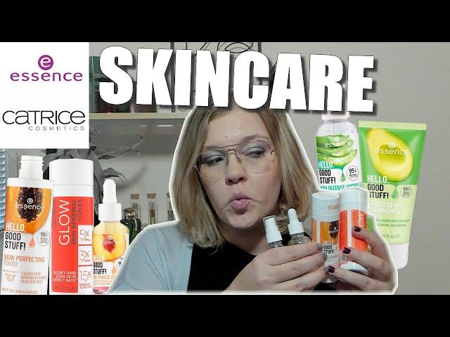 More affordable skincare! | ESSENCE + CATRICE NEW SKINCARE - REVIEW + DEMO