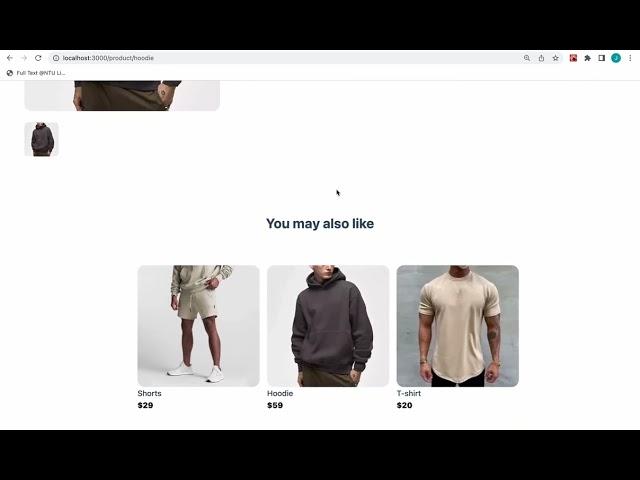 OwnFit E-commerce Website (Next.Js & sanity.io)