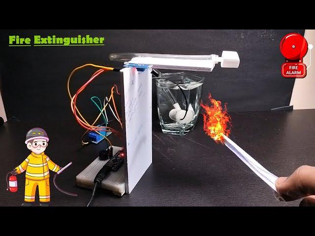 Ultimate Fire Safety Hack: Make Your Own Arduino Fire Detection and Extinguishing Device