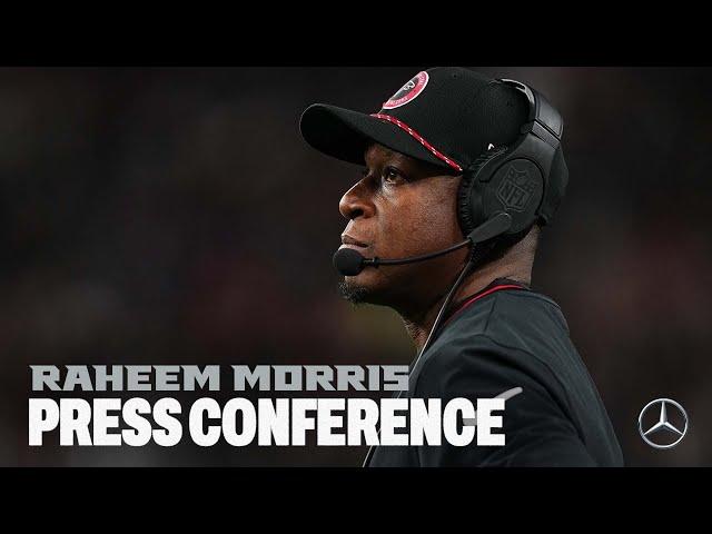 Raheem Morris on Atlanta Falcons win over Las Vegas Raiders | Press Conference