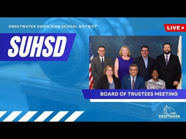 SUHSD Board of Trustees Meeting - December 11, 2023