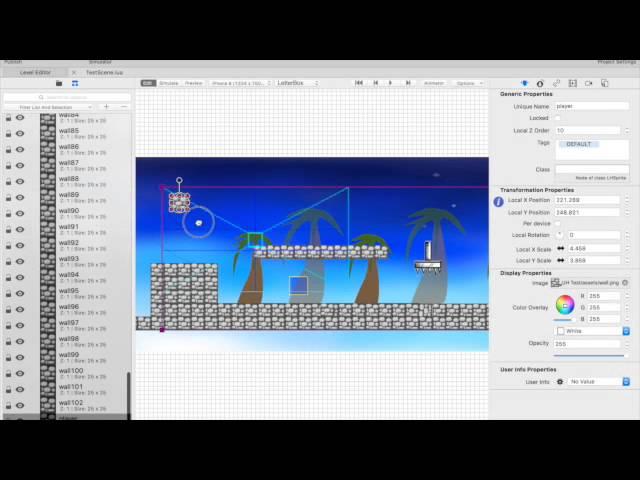 Levelhelper Corona SDK Platformer Tutorial Part 1