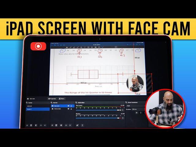 Recording iPad Screen with Face Cam on MacBook: No Editing Necessary!
