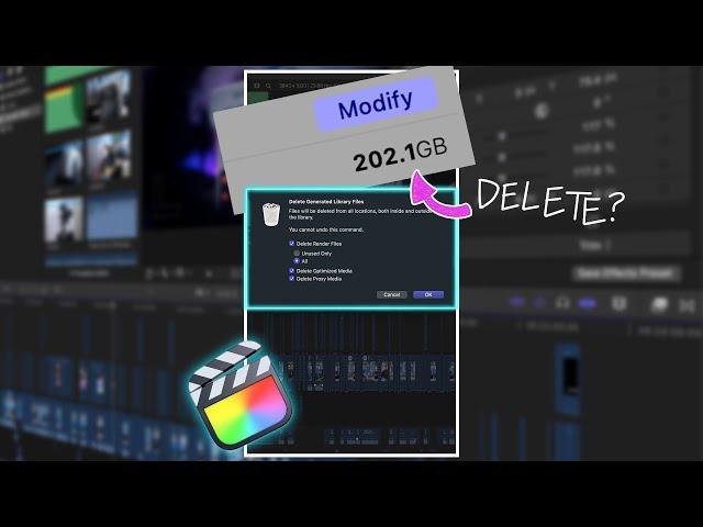 Stop Final Cut Pro From Taking Up So Much Space In 20 Seconds