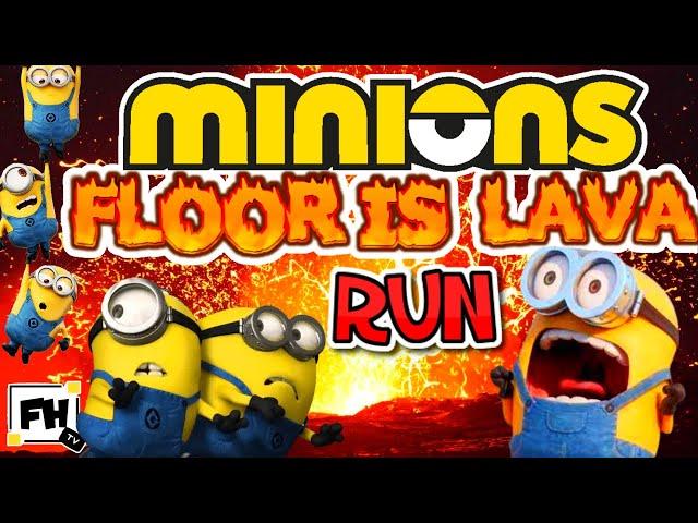 Minions Floor Is Lava  Chase - Brain Break | Movement Activity GoNoodle Inspired