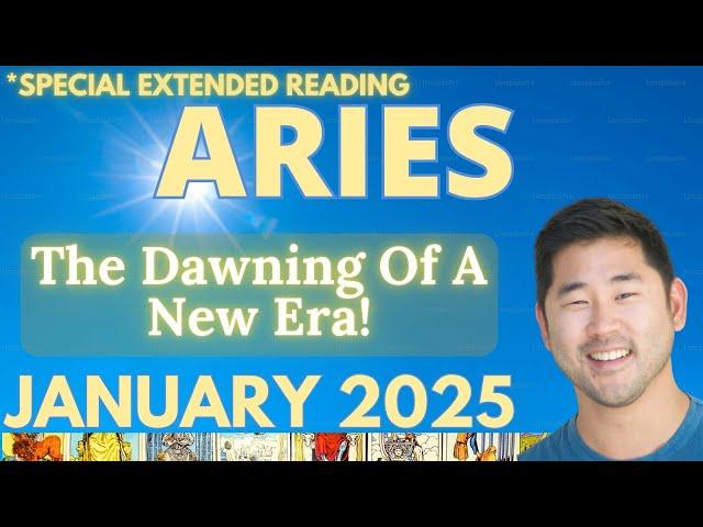 Aries January 2025 - A YEAR YOU’VE NEVER EXPERIENCED  Tarot Horoscope