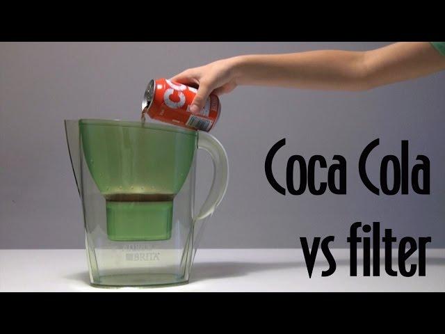 Coca Cola vs Brita filter. What happens? Experiment