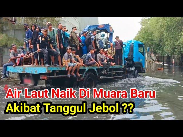 Air Laut Nak Di Muara Baru Akibat Tanggul Jebol,Benarkah Demikian