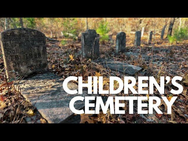 SADDEST CEMETERY YET! Children's Cemetery In A Sand County | Martin Family Cemetery