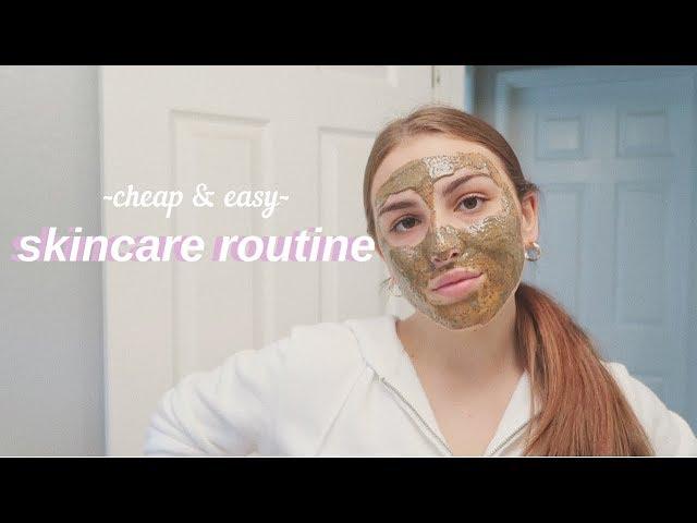 skincare routine (i dyed my hair too oops)