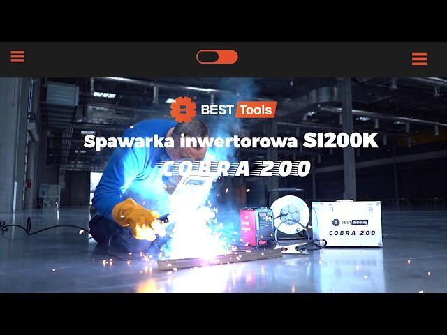 Spawarka inwertorowa BEST Welding Cobra 200