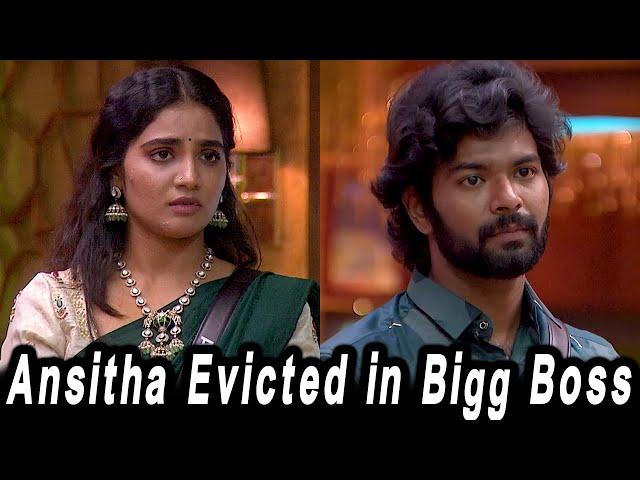 Ansitha Evicted in Bigg Boss 8 Tamil..!! Vj Vishal -யை காப்பாற்ற இப்படி ஒரு திட்டமா.?