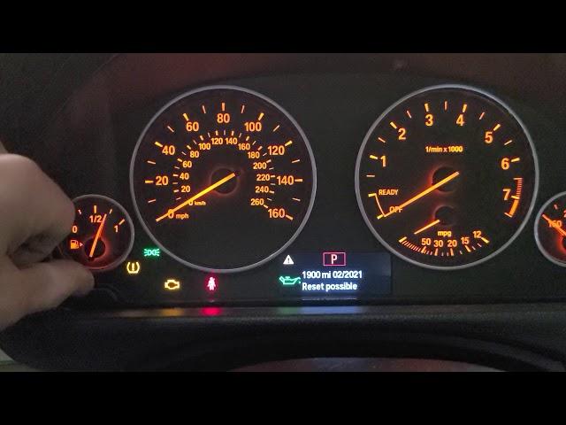 oil service reset *HOW TO* 2014-2018 BMW(F30) 320i / 3 Series