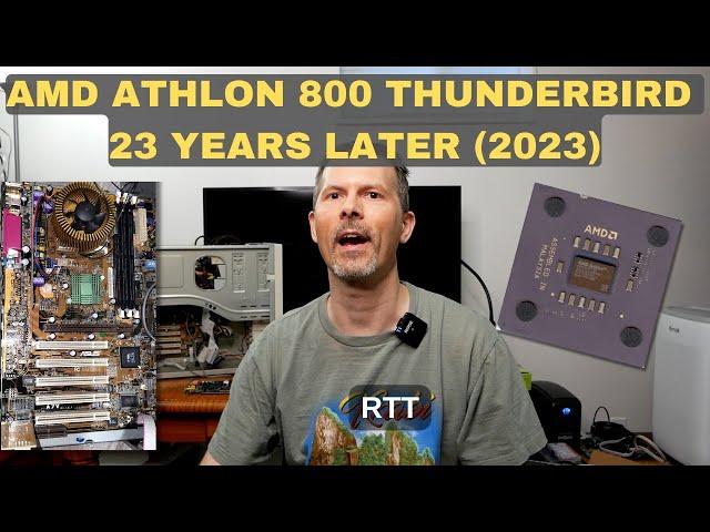 AMD Athlon 800 MHz Thunderbird: 23 Years Later in (2023)