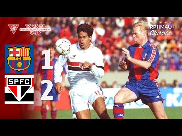 Barcelona 1 x 2 São Paulo ● 1992 Intercontinental Cup Final Extended Goals & Highlights HD