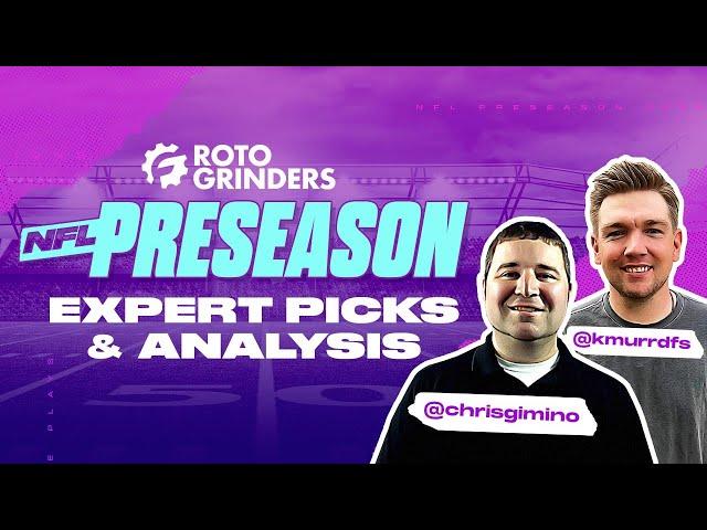 ONE STOP SHOP for #NFL #DFS Preseason #Picks (Friday - 8/9/24)