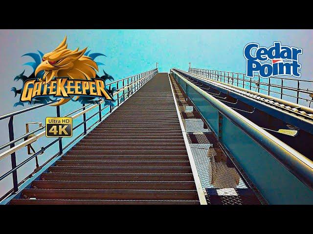 2024 GateKeeper Roller Coaster On Ride Front Row 4K POV Cedar Point