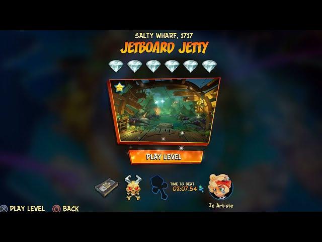 Crash 4 Jetboard Jetty Walkthrough