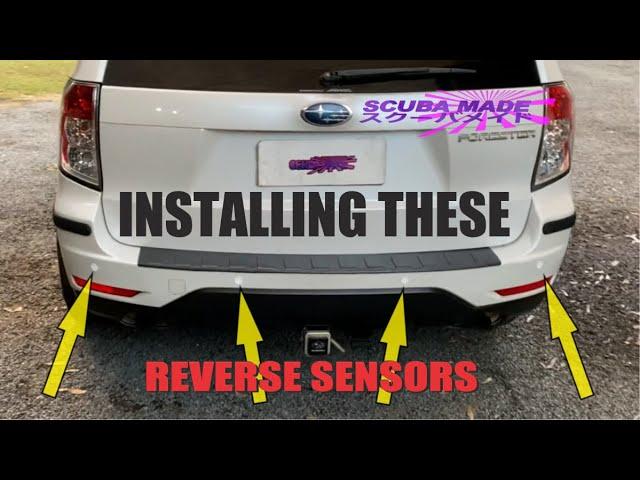 Reversing Sensors Install - Easy!!