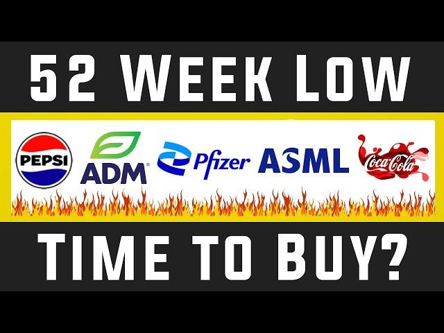 5 Dividend Stocks at a 52 Week Low!