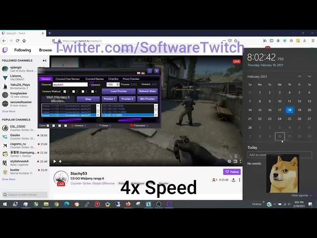 Twitch Viewer bot free proxy use