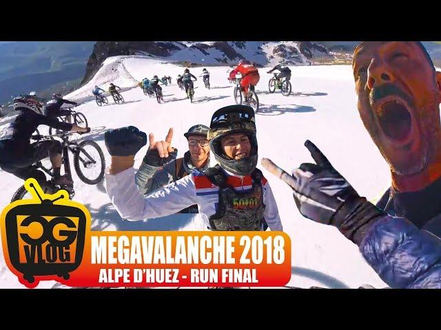 MEGAVALANCHE 2018 ALPE D'HUEZ - CARNAGE FINAL RUN -POV FULL RACE - CG VLOG #333